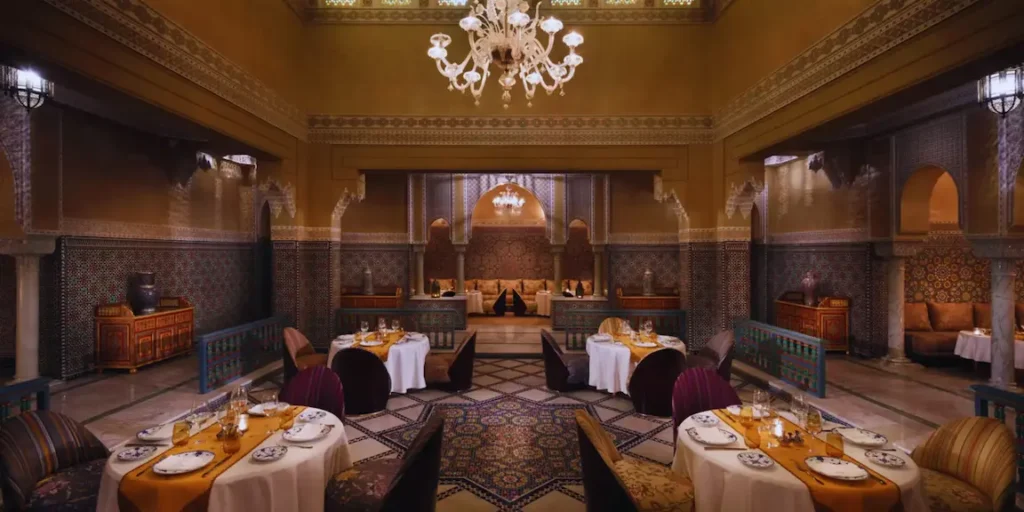 Luxury dining food Fez