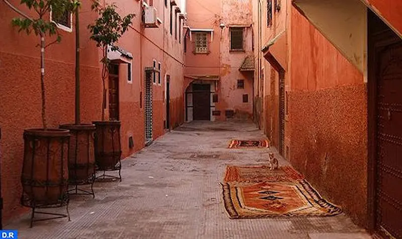 The medina Marrakech streets