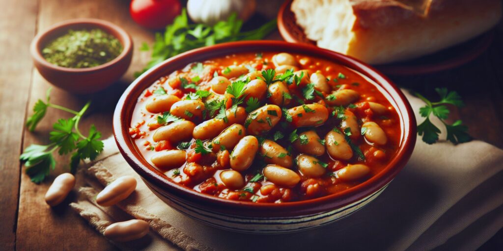 White beans street food Casablanca