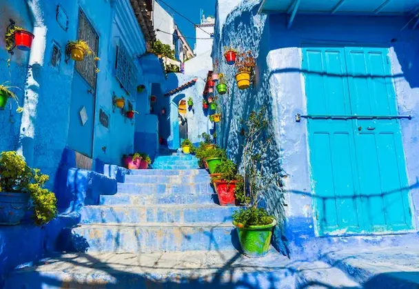 Medina blue city