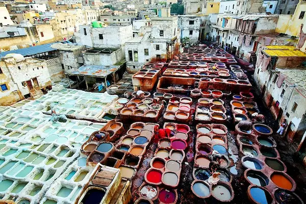 Morocco Fez tanneries