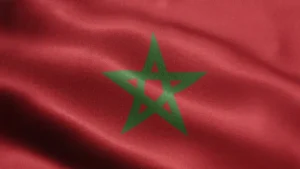 The Moroccan flag