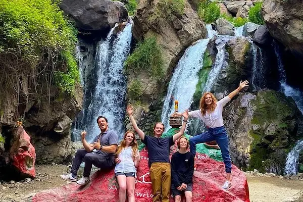 Tourists Ourika valley