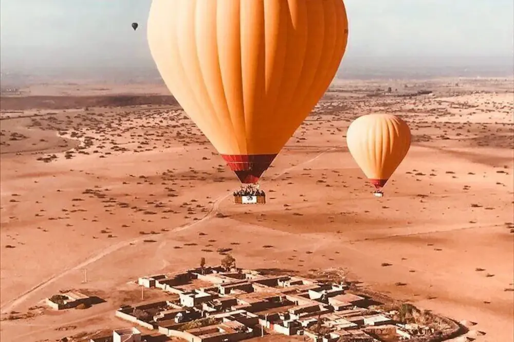 experience hot air balloon visit Morocco